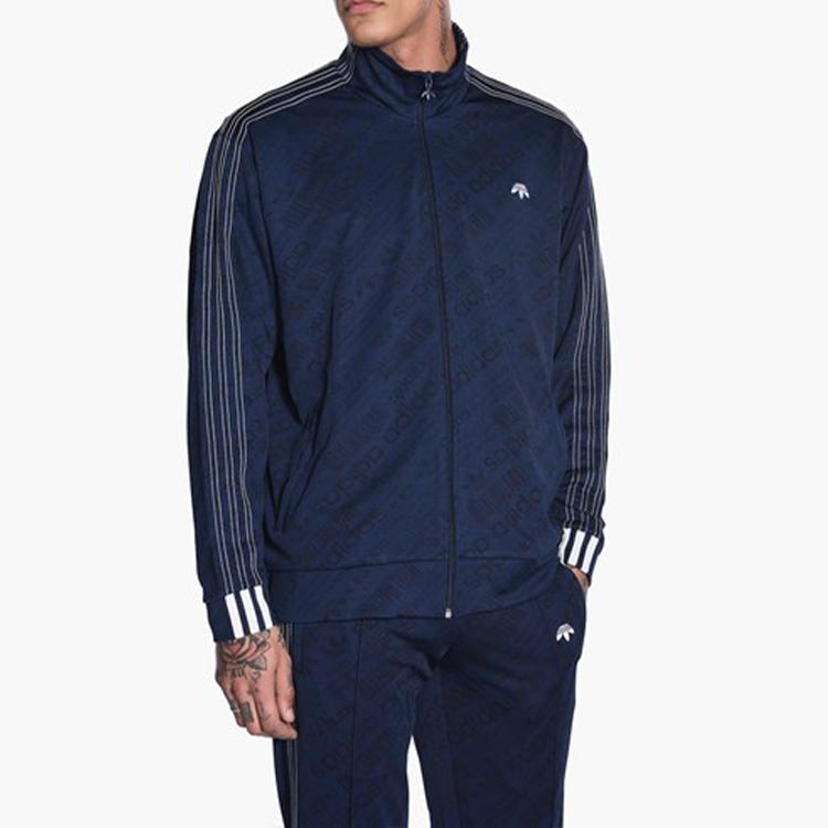Adidas Originals Trefoil X Alexander Wang Спортивная повседневная куртка Мужская верхняя одежда Indigo CF1084