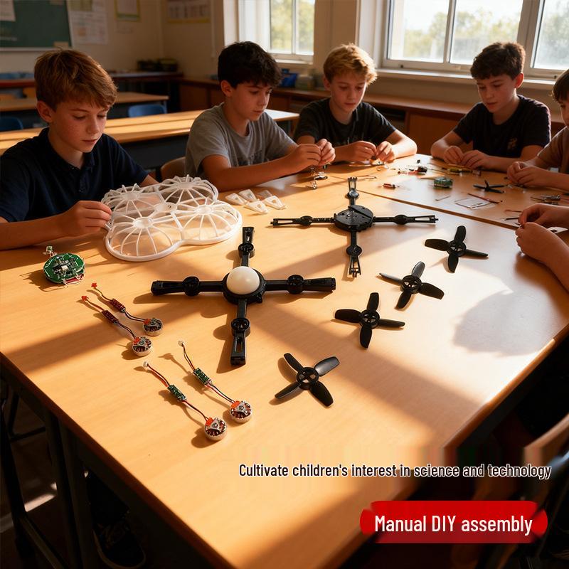 Children's DIY Educational Remote Control Drone for Science Experiments