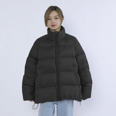 Feather new 90 down женское однотонное простое белое свободное пальто из утиного пуха утолщенная куртка-пуховик