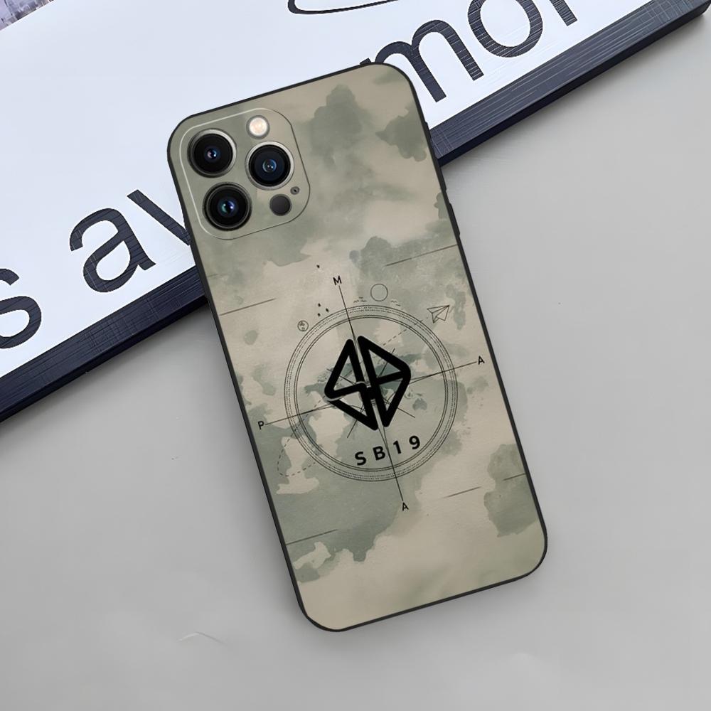 Чехол для телефона SB19 Boys G-Group Ken для iphone 15 14 13 11 12 Pro Max Mini Xr X Xs 8 Plus Черный Мягкий Чехол