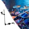 Cymbal Stand Extension Arm Metal Adjustable Cymbal Holder Mount Hi Hat Holder Mount with Clamp Tension Adjuster for Drum Kit