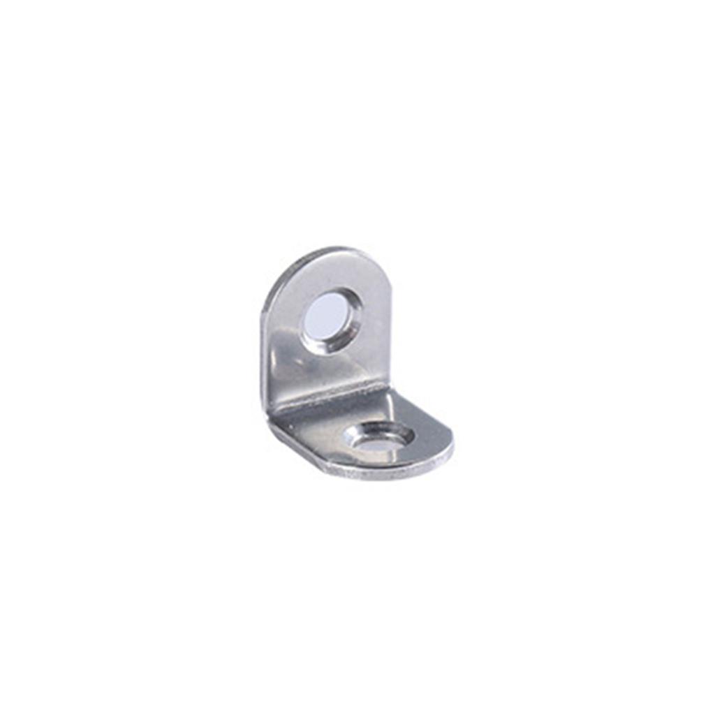 10pcs Corner Brace Stainless Steel L Bracket Heavy Duty Right Angles Bracket for Wood Chair Bookshelf Board Furniture