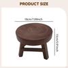 Wooden Plant Stool Riser Round Sturdy Modern Decorative Rustic Pot Holder Stand for Home