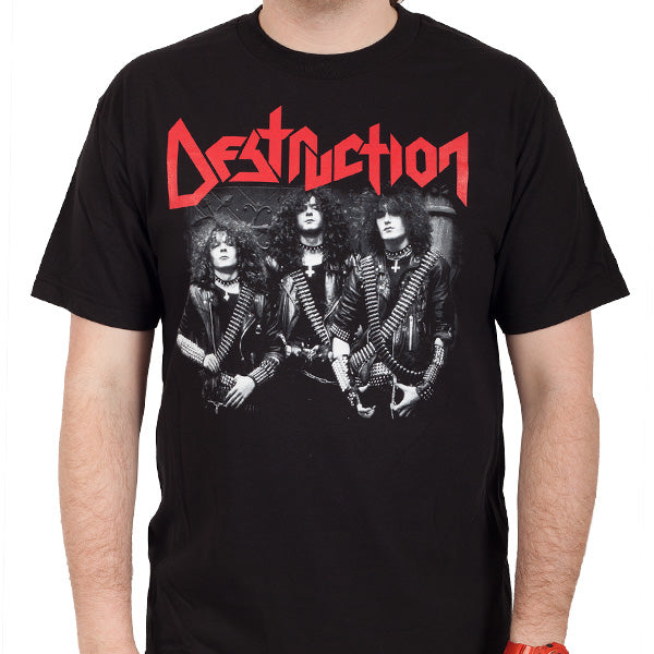 Fit DESTRUCTION Band Graphic Cotton Tshirt Unisex Summer Short Sleeve Fashion Brand Tee Luxury Casual Vintage Retro Top