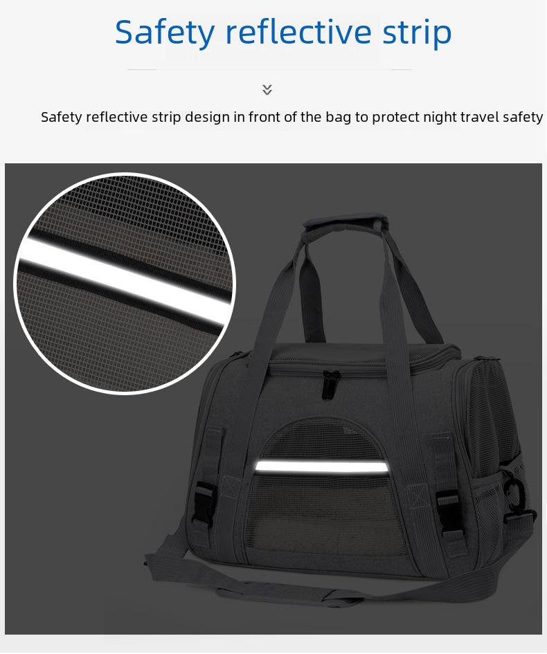 Дышащая складная сумка-переноска для кошек и собак