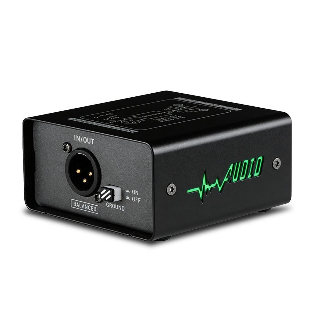 2 Channel Independent Isolation Audio Signal Isolator Noise Isolator Device for Recording Studio