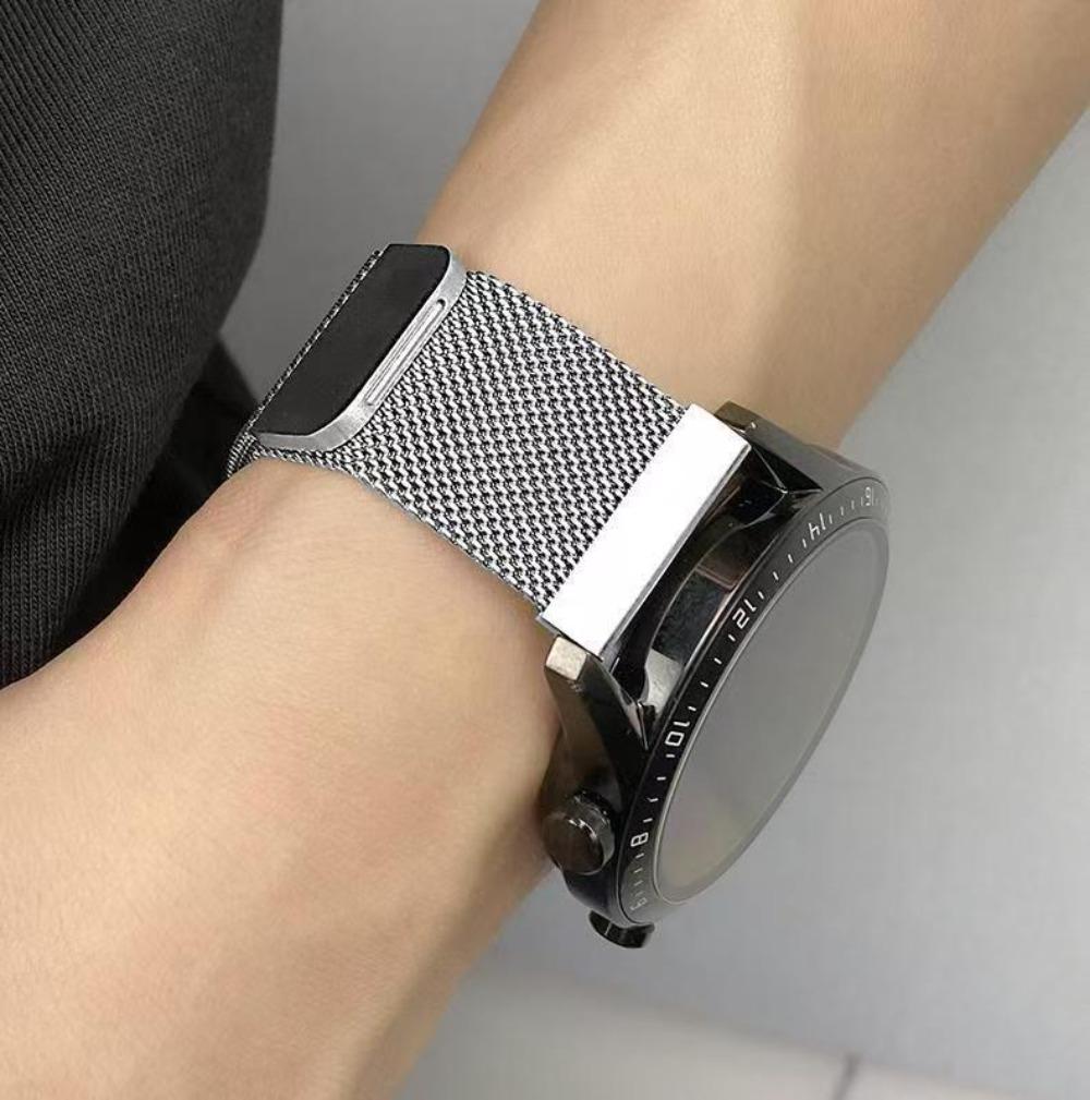 22mm 20mm Magnetic Milanese Strap for Huawei Watch GT6/GT6 Pro/5/GT5 4 3 46mm Bracelet for Amazfit Active 2 3/Max/Bip 6 5 Correa