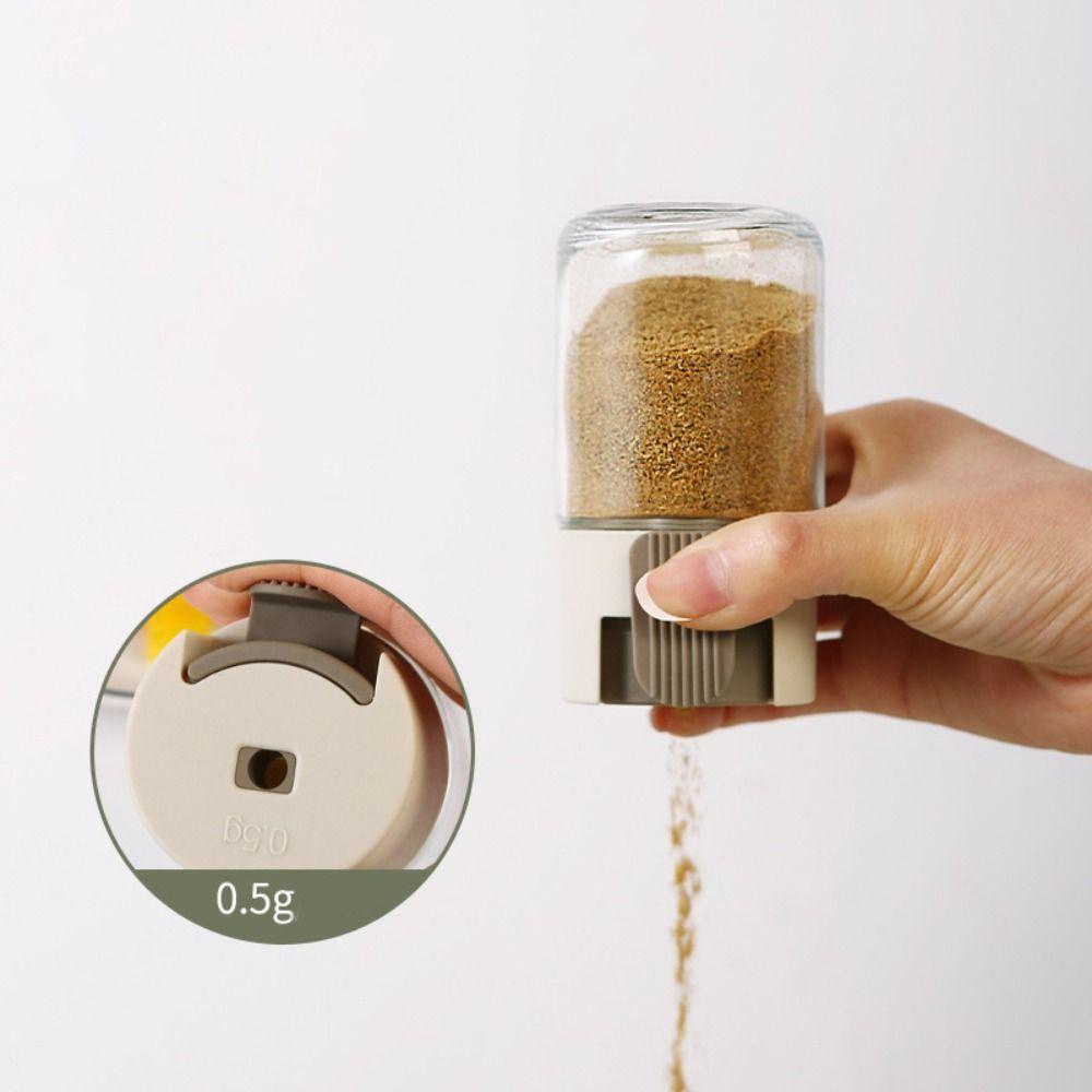 Стеклянная бутылка Диспенсер для специй Контейнер для вкуса Солонки Новая количественная бутылка для соли