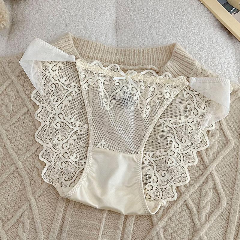 Sexy and Hot Lace Low-waisted Breathable Pure Desire Triangle Women’s Panties