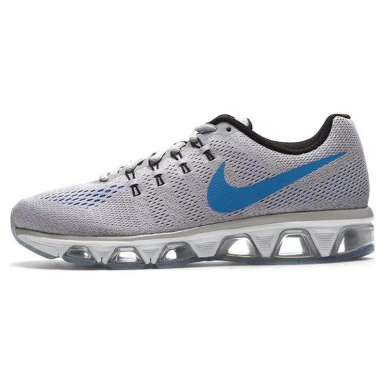 Nike Air Max Tailwind Износостойкие Дышащие Низкие Беговые Кроссовки Мужские Серебристо-серые 805941-014