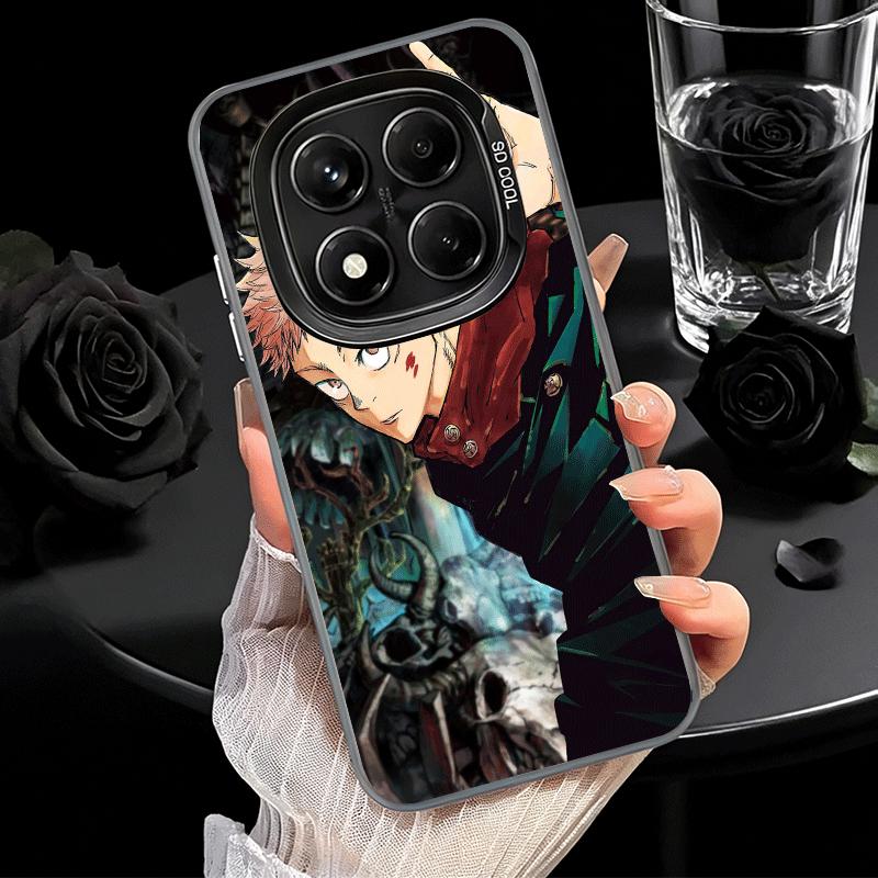 Аниме Итадори Юдзи JUJUSU Мягкий чехол для телефона для Xiaomi Redmi Note 13 14 15 Pro Plus 12S 12 11S 11 11T 10S 10 Ударопрочная задняя крышка