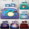 Drum Kit King Queen Duvet Cover Rock Musical Style Bedding Set For Kids Teens Adults Hip Hop Grunge 2/3Pcs Polyester Quilt Cover