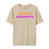 Drunkin Grownups Mens Clothing 2024 Luxury Brand Graphic Tees Men Printed T-Shirt