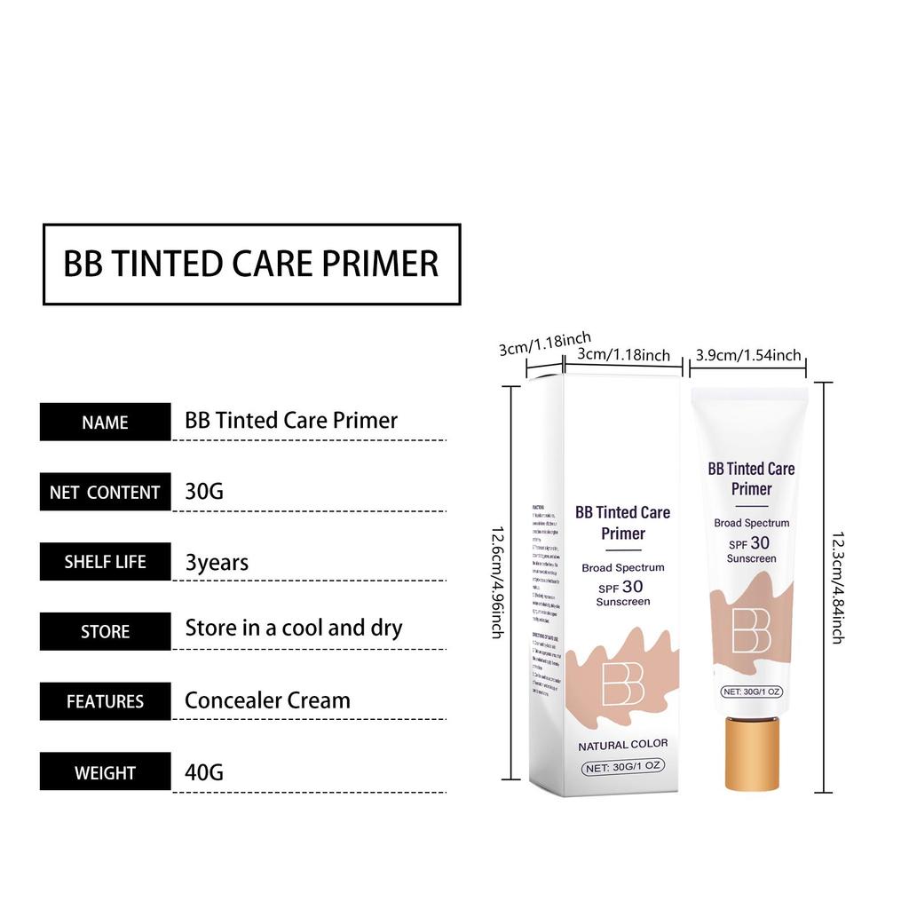 Sunscreen BB Cream Protect Sun Burn Calm Redness Balance Oil Shine Conceal Face Blemish Enhance Skin Barrier Portable Concealer
