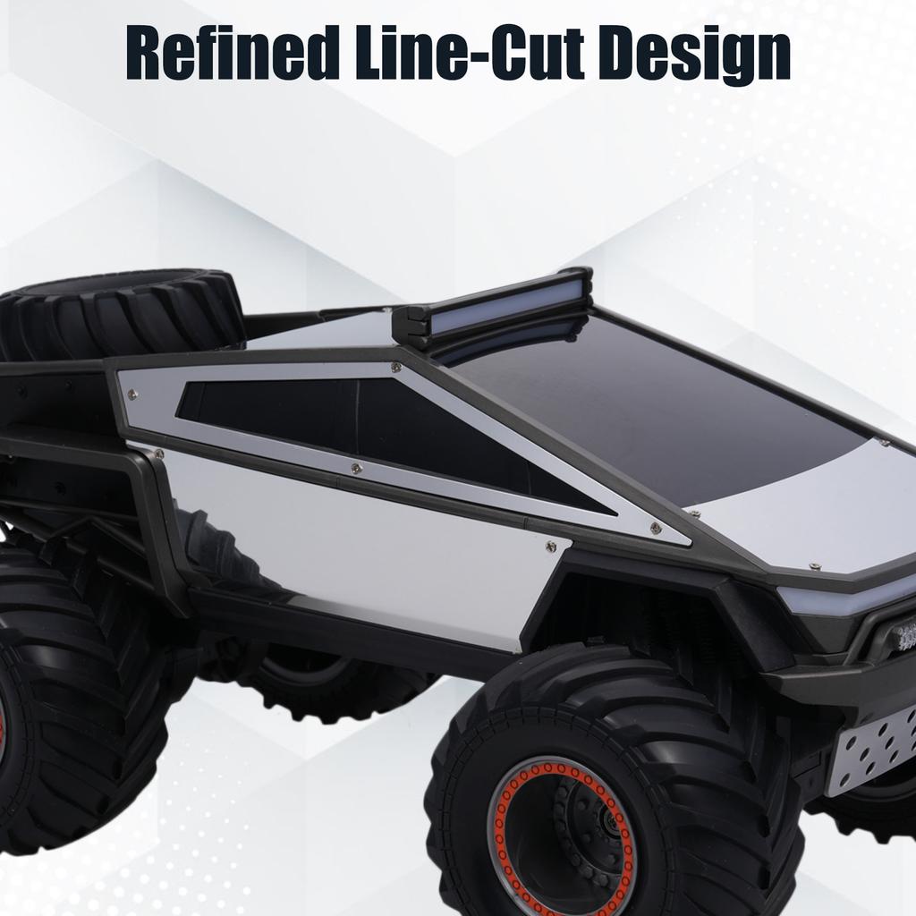 Remote Control Car, 1:12 Scale 2.4GHz All Terrain Off Road Crawler Vehicle Toy with Lights Music 3