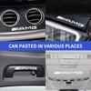 DJR5   1/2/5/10pcs Car Interior Random Stickers Car Goods Car steering wheel Decal For For Mercedes Benz AMG A B C E CLA GLS CLS Class