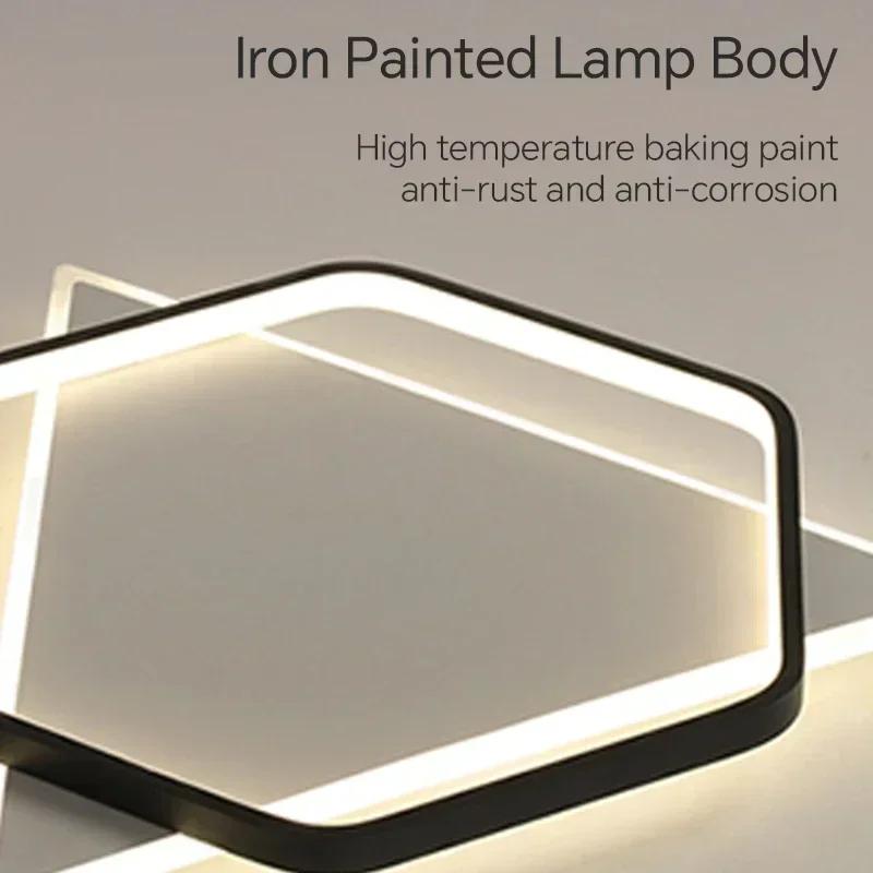 Современный светодиодный потолочный светильник для спальни, гостиной, столовой, прохода, кабинета, прихожей, светильник для внутреннего домашнего декора, люстра с люстрой