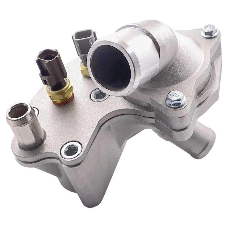 YU3Z-8A586-AA F77Z-8A586-AE Thermostat Housing& Sensor For Ford Explorer Ranger 6 FFV Mercury Mountaineer SET