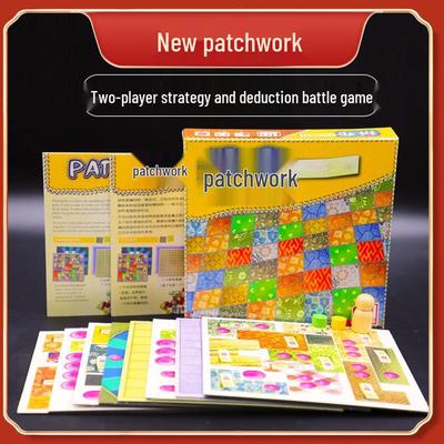 Пэчворк-дуэль: Китайское издание - Стратегическая карточная игра для 2 игроков, для пар и семей