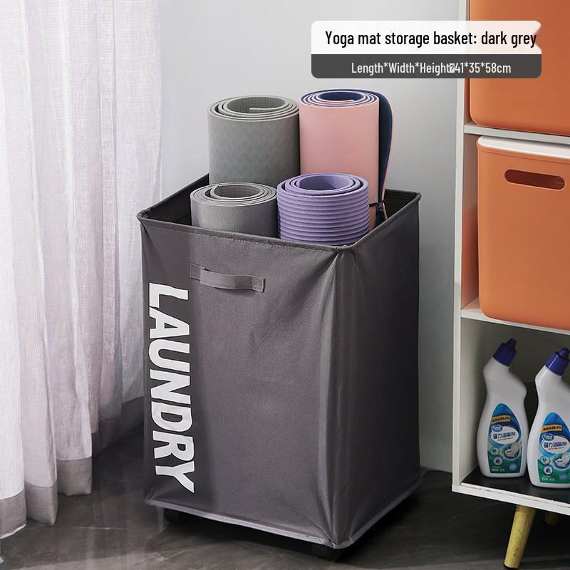 Single Compartment Oxford Cloth Laundry Basket and Storage Box for Bedroom