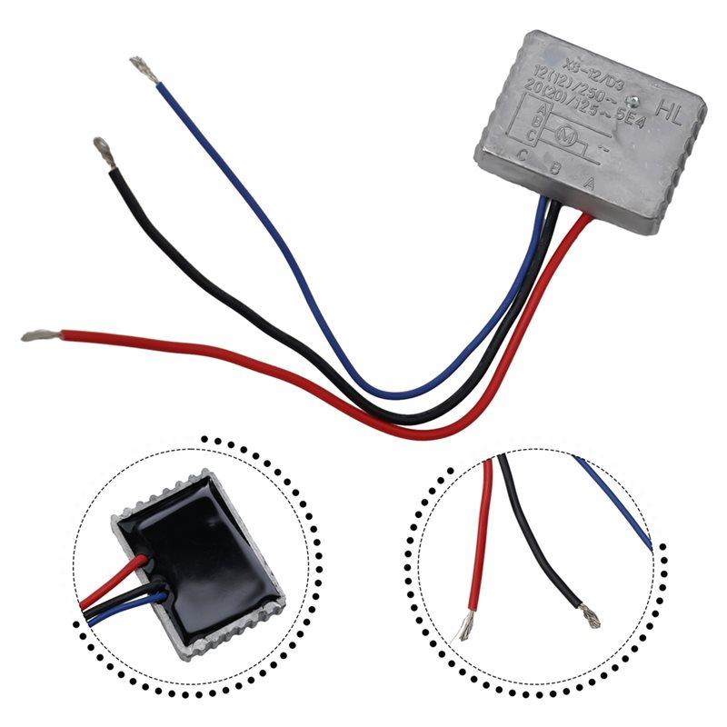 ABBY-Soft Start Switch Current Limiter Module Plastic Metal Design 250V To 16A For Angle Grinder Power Tool Accessories