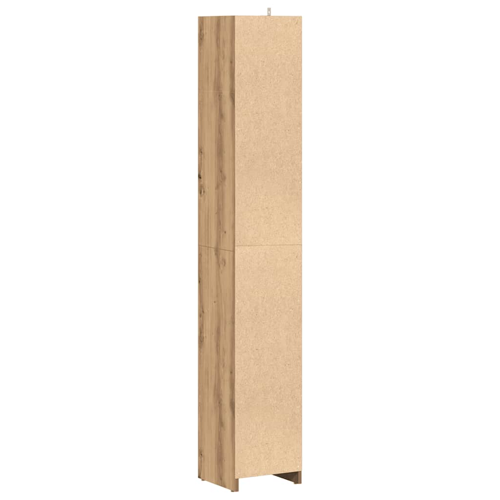 Bathroom Cabinet Artisan Oak 30 x 30 x 183.5 cm Engineered Wood