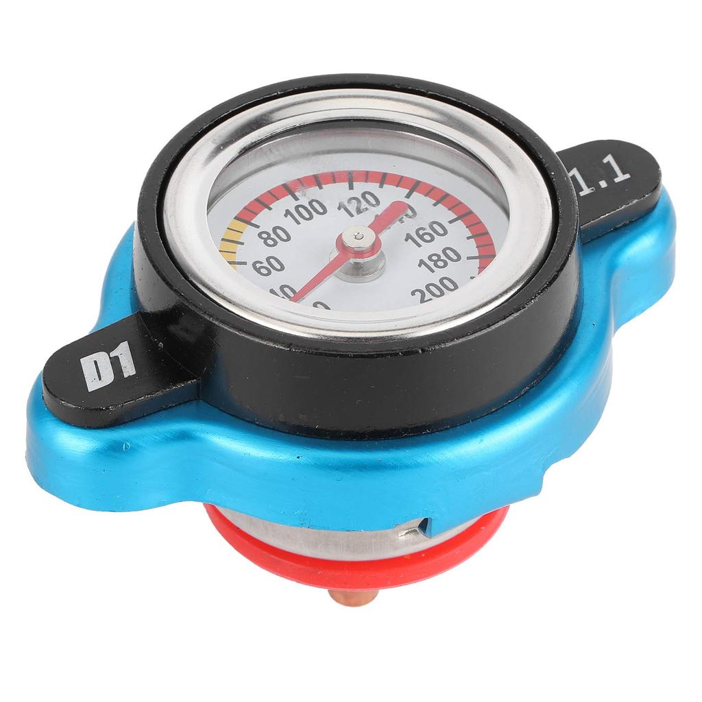 Крышка радиатора автомобиля Универсальная крышка термостата радиатора автомобиля Герметичная крышка бачка с (Большая голова 1,1 бар)