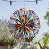 Metal Wind Spinner Garden Decor 3D Hanging Wind Chime for Outdoor Yard Patio Spring Summer Fall Decorations No Electricity Needed