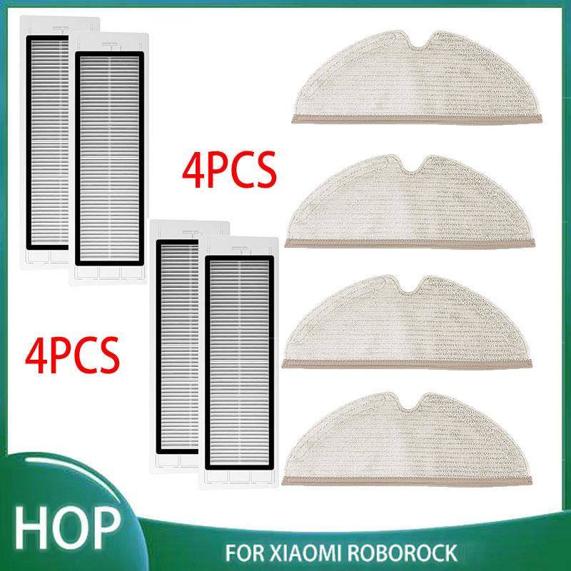 Untuk Xiaomi Roborock S5 S502-00 S502-02 S5 Max S6 S6 MaxV S6 Murni E4 E5 Robot Vacuum Suku Cadang Utama Sikat Sisi Hepa Filter