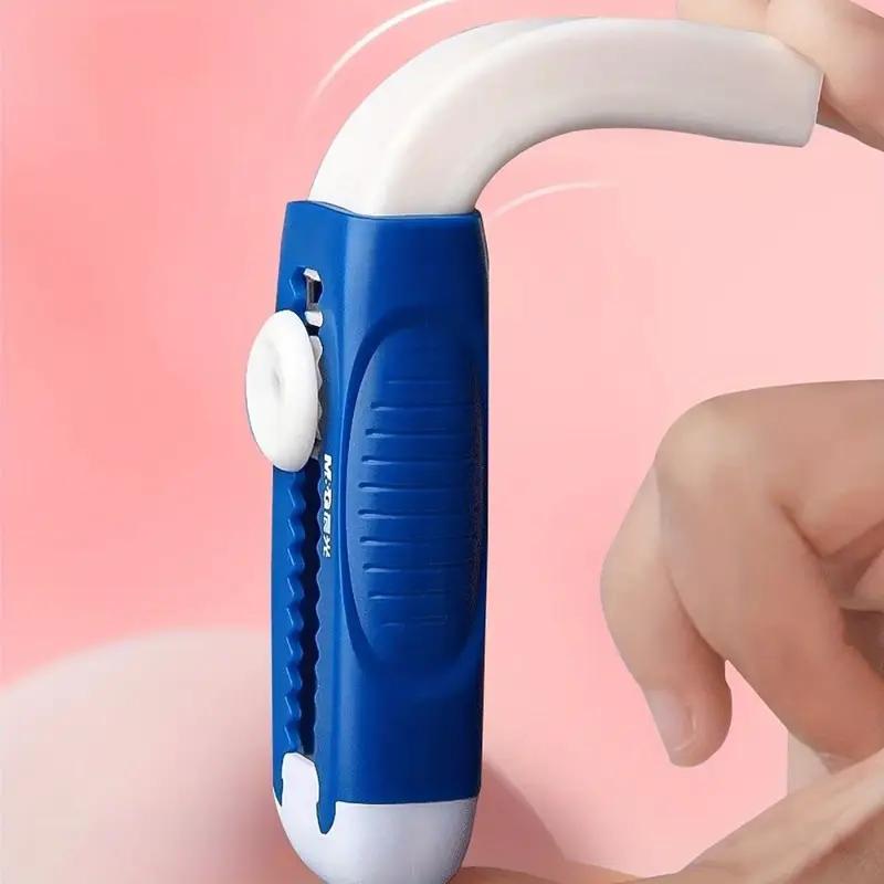 1 шт. ластик-макарон Push-Pull для рисования, письма и черчения - неабразивный, легко скользящий, школьные и офисные принадлежности