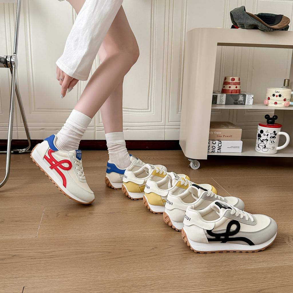 Forrest Gump Shoes Women's 2025 Spring and Summer New Trendy Little White Shoes Retro Versatile Breathable Sports Casual Moral Training Shoes