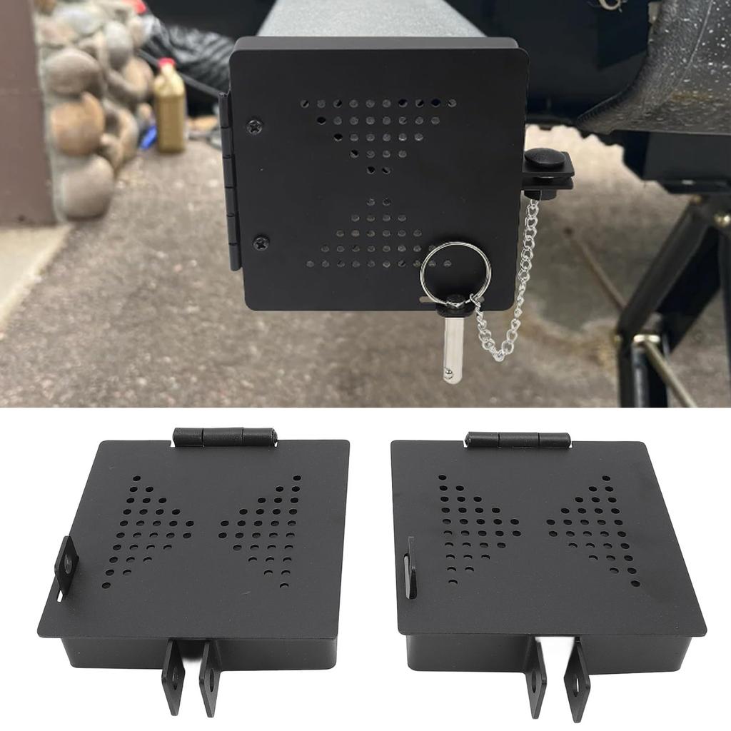 Заглушка бампера для автодома с вентиляционными отверстиями предотвращает падение канализационного шланга, квадратная заглушка для бампера автодома из углеродистой стали