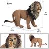 World Wild Miniatures Elephant Cheetah Tiger Children Gift Animal Model Action Figures Kid Toy