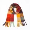 Autumn Winter Tassel Shawl Female Warm Colorful Plaid Scarf