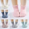 Toddler Baby Solid Color Warm Cotton Socks Skin-friendly and Breathable Non-skid Socks
