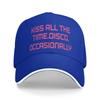 Classic  HS Kiss All The Time Disco Occasionally  Golf Cap Unisex Style Trucker Hat  Formal Golf Adjustable Fit Sun Caps