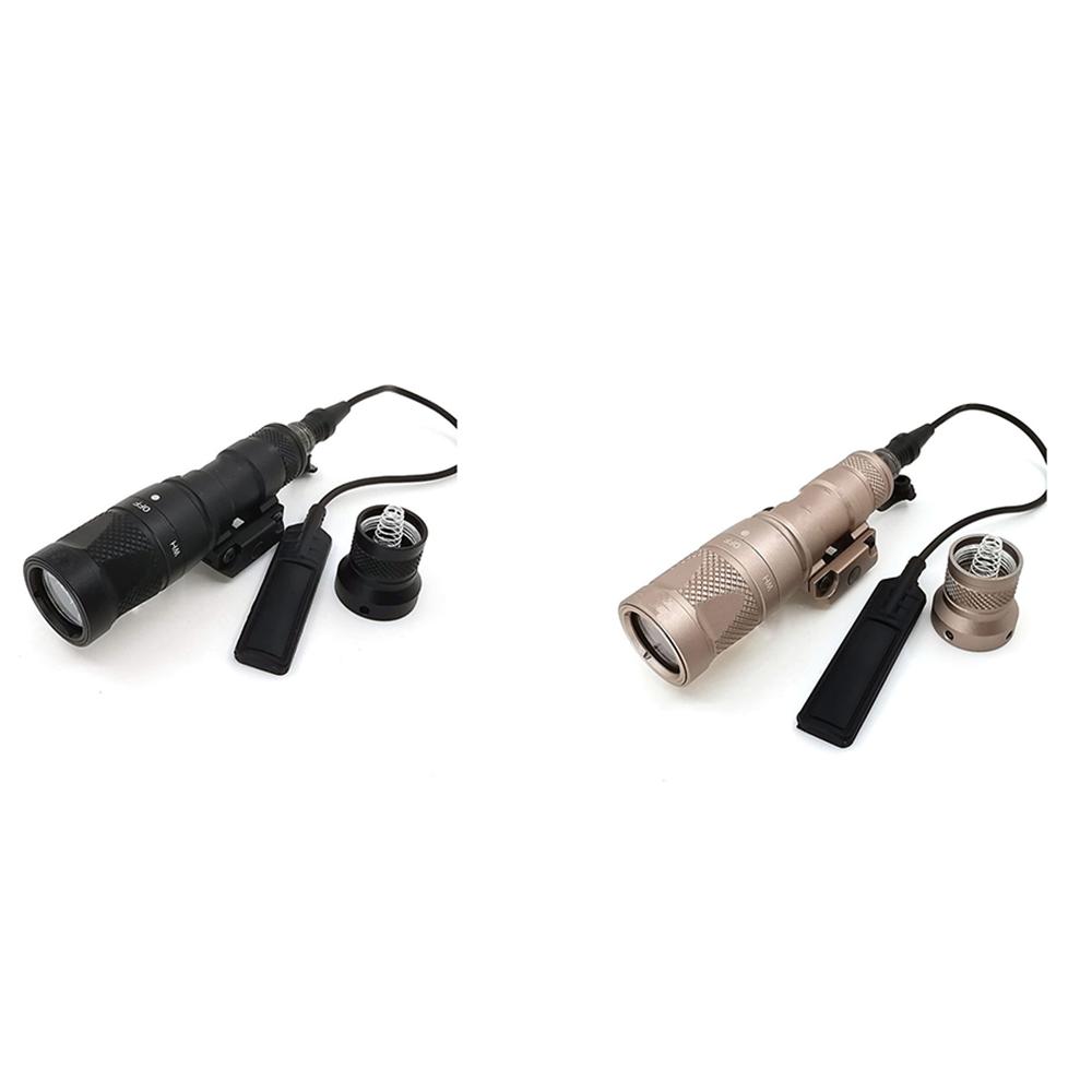 1PC 140 Lumens Black M300V Scout Weapon Light 140 Lumens Mini LED With Flash