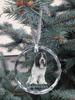 Schapendoes, Dutch Sheepdog - crystal bauble with a photo, dog photo in crystal, personalized Christmas tree ornament by Art-Dog brand