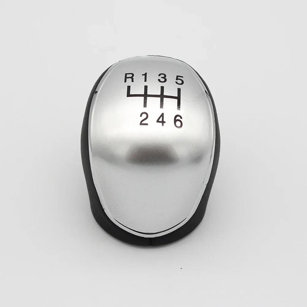 5/6 Speed Car Leather Gear Shifter Lever Shift Knob Arm Headball for FORD Mondeo Mk4 S-Max C-Max Focus Mk2 Kuga Accessories