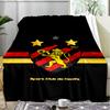 1PC Sport Club Football Crest Printed Soft Flannel Blanket Throw for Adult Bedroom Living Room Sofa Camping Travel Fan gifts Christmas Gifts