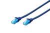 Patchcord DIGITUS UTP cat. 5e 1m PVC blue