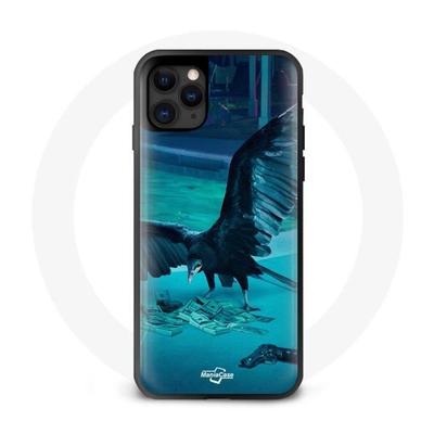 Coque Iphone 11 Pro Max Film Ozark Chicago Missouri Dollar Casino Argent Billet Banque Aigle