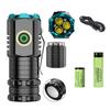 LED Flashlight with 5 Light Modes Super Bright Waterproof Rechargeable Versatile Use High-Power Torch