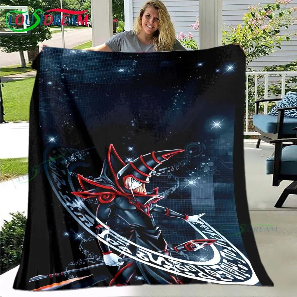 Известная Карточная Игра Y-Yu-Gi-Oh Плед, Фланелевый Плед для Дома Спальни Кровати Дивана Пикника Офиса Пешего Туризма Отдыха Дневного Сна
