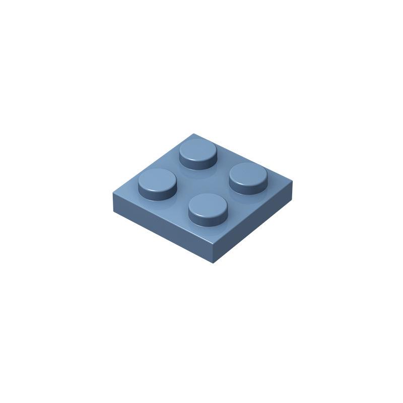 20 шт. Детали MOC 3022 94148 Пластина 2x2 Совместимые кубики DIY Сборка Строительные блоки Частицы Детская головоломка Развивающая игрушка Подарок на день рождения
