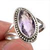 Натуральный аметрин драгоценный камень ручная работа 925 чистое серебро ювелирное кольцо размер 8.5 V7i10