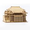 Ва-гу-ми Храм Киёмидзу-дэра - 3D бамбуковый пазл - Набор для рукоделия своими руками для детей и взрослых - Развивающая игрушка для мальчиков и девочек - 3D бамбуковый пазл делает