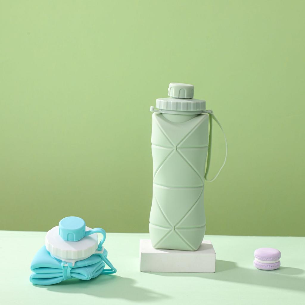 Creative Silicone Folding Water Cup, Outdoor Sports Water Bottle, Large Capacity Travel Water Cup, Silicone Folding Cup, Coffee Cup