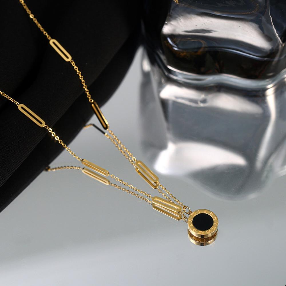 Jewelry Accessories Sweater Chain Light Luxury Clavicular Chain High Quality Roman Necklace