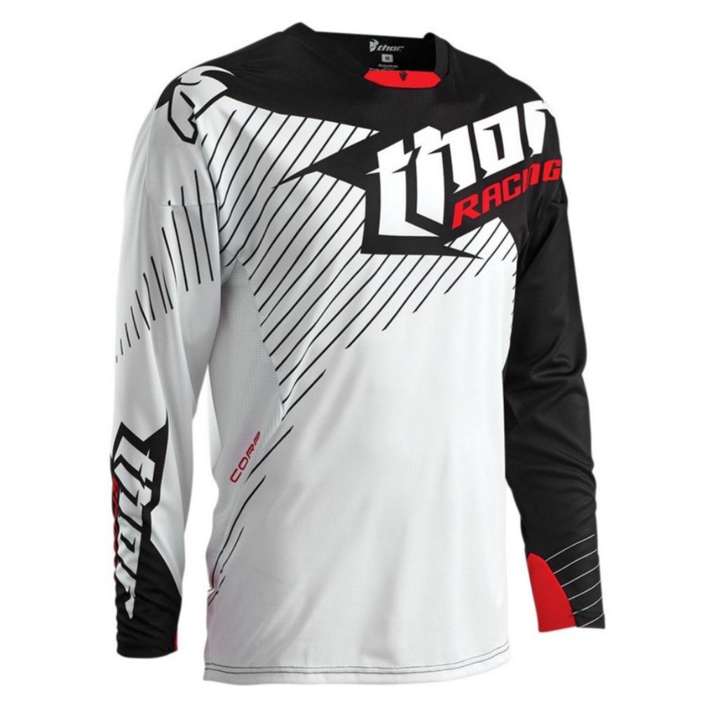 Hot Sale New Thor Team Quick-Drying Breathable Downhill Suit Summer Mountain Bike Long Sleeve T-Shirt Motorcycle Suit